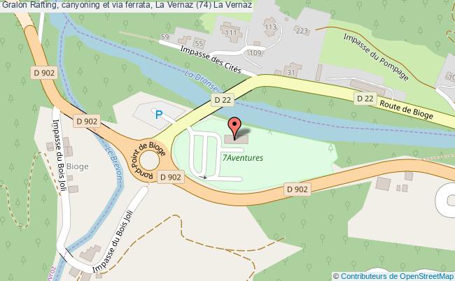 plan Rafting, Canyoning Et Via Ferrata, La Vernaz (74) La Vernaz La Vernaz