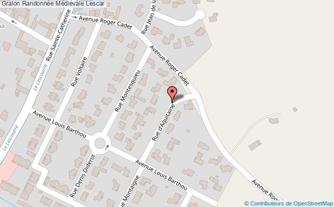 plan Randonnée Médiévale Lescar Lescar