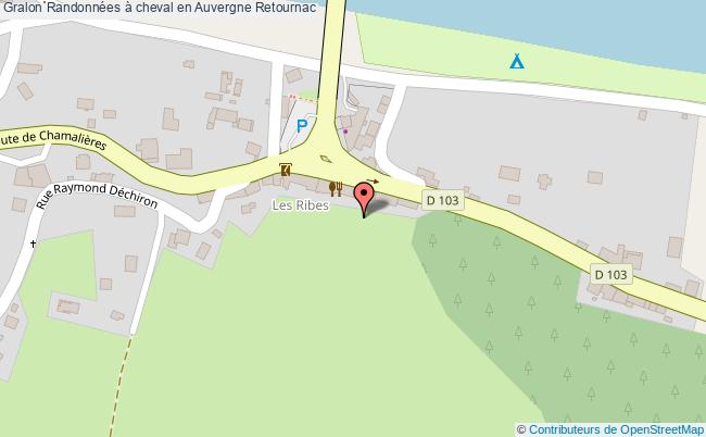 plan Randonnées à Cheval En Auvergne Retournac Retournac