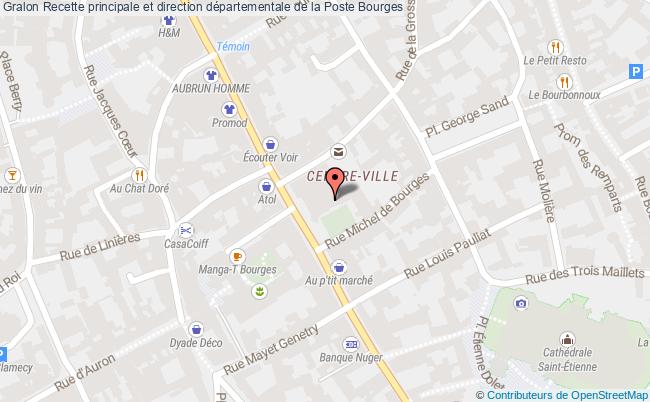 plan Recette Principale Et Direction Départementale De La Poste Bourges Bourges