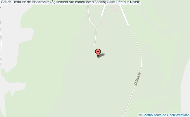 Redoute de Biscarzoun (également sur commune d'Ascain)