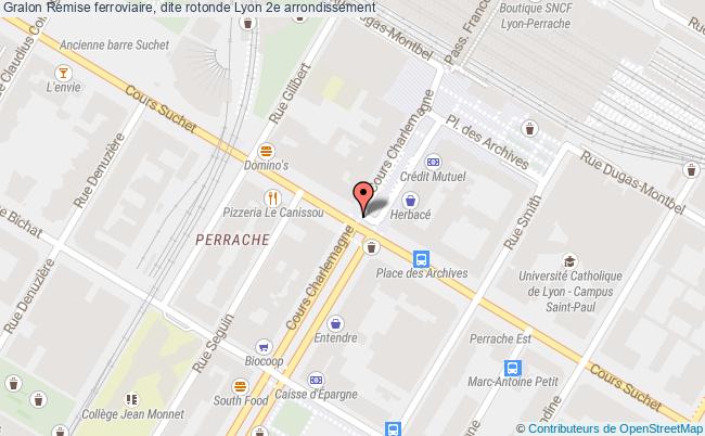 plan Remise Ferroviaire, Dite Rotonde Lyon 2e Arrondissement Lyon 2e arrondissement