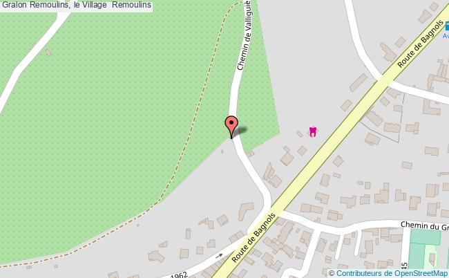 plan Remoulins, Le Village  Remoulins Remoulins