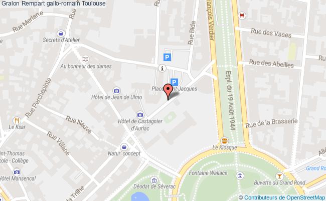 Rempart galloromain Toulouse tourisme