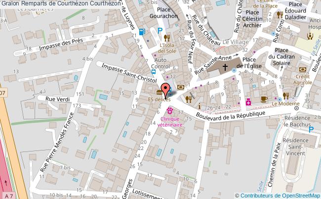 Remparts de courthézon Courthézon tourisme Site et Monument