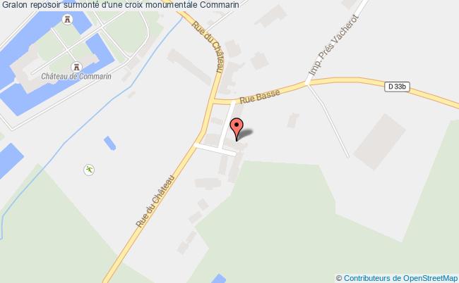 plan Reposoir Surmonté D'une Croix Monumentale Commarin Commarin