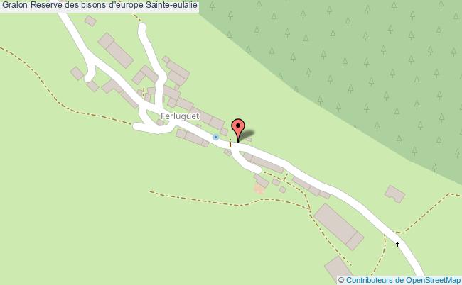 plan Reserve Des Bisons D"europe Sainte-eulalie Sainte-eulalie