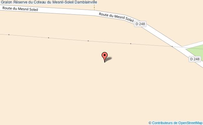 plan Réserve Du Coteau Du Mesnil-soleil Damblainville Damblainville