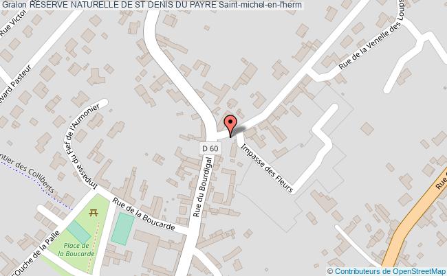 plan Reserve Naturelle De St Denis Du Payre Saint-denis-du-payré Saint-Denis-du-Payré