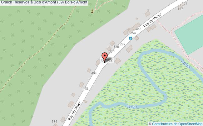 plan Réservoir à Bois D'amont (39) Bois-d'amont Bois-d'Amont