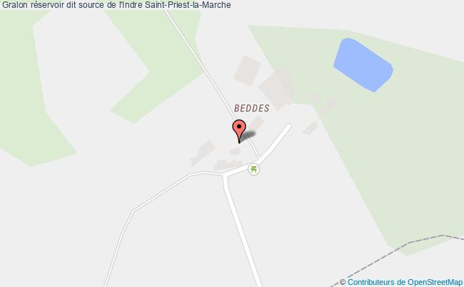 plan Réservoir Dit Source De L'indre Saint-priest-la-marche Saint-Priest-la-Marche