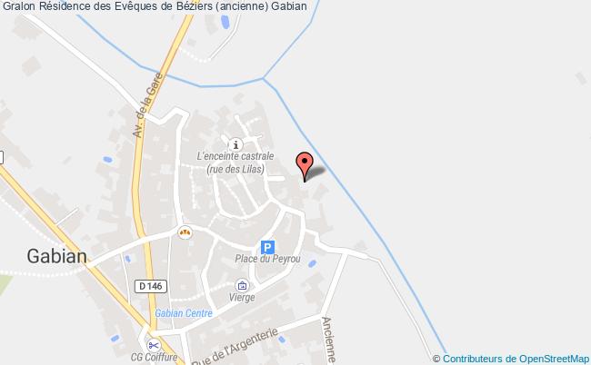 plan Résidence Des Evêques De Béziers (ancienne) Gabian Gabian