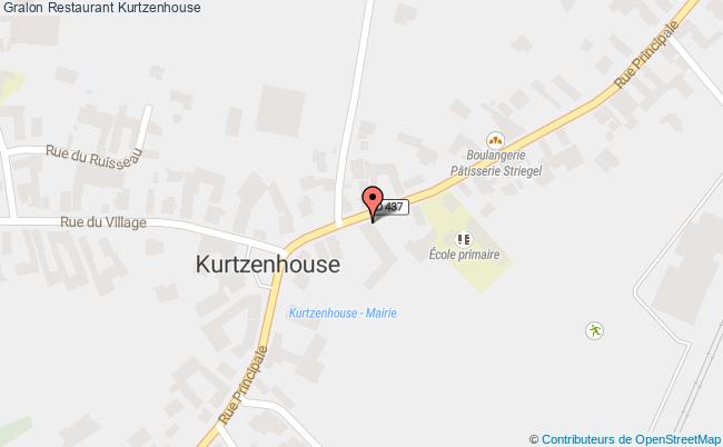 plan Restaurant Kurtzenhouse Kurtzenhouse