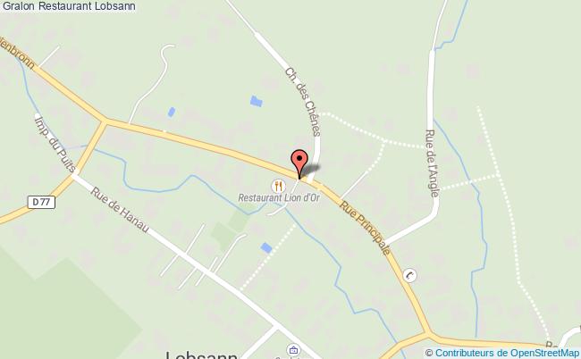 plan Restaurant Lobsann Lobsann