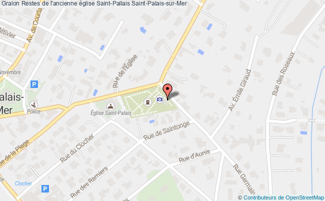 Restes de l'ancienne église saintpallais Saintpalaissurmer tourisme