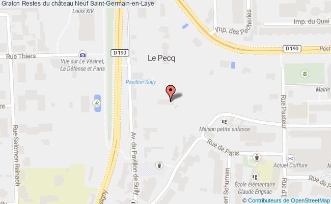 plan Restes Du Château Neuf Saint-germain-en-laye Saint-Germain-en-Laye