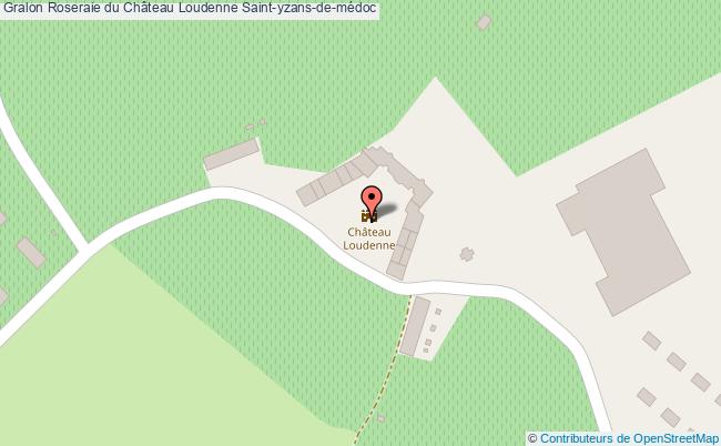 plan Roseraie Du Château Loudenne Saint-yzans-de-médoc Saint-yzans-de-médoc