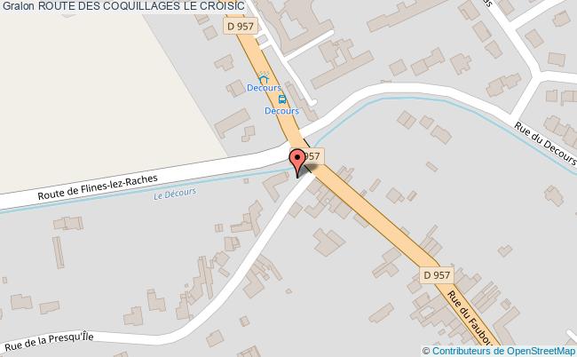 plan Route Des Coquillages Le Croisic LE CROISIC