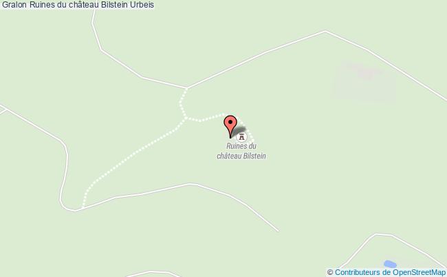 plan Ruines Du Château Bilstein Urbeis Urbeis
