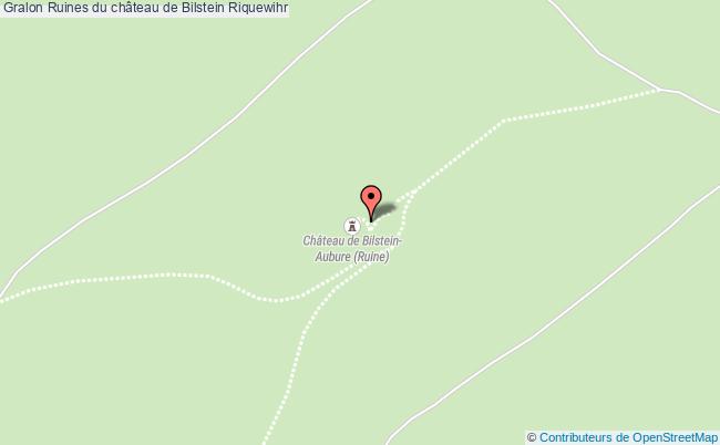 plan Ruines Du Château De Bilstein Riquewihr Riquewihr