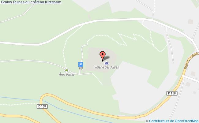 plan Ruines Du Château Kintzheim Kintzheim