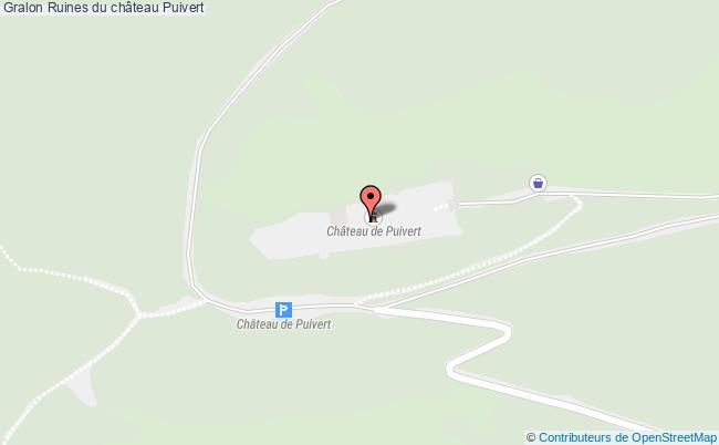 plan Ruines Du Château Puivert Puivert