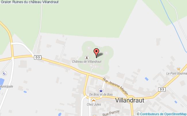 plan Ruines Du Château Villandraut Villandraut