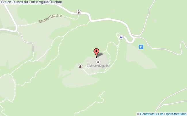 plan Ruines Du Fort D'aguilar Tuchan Tuchan