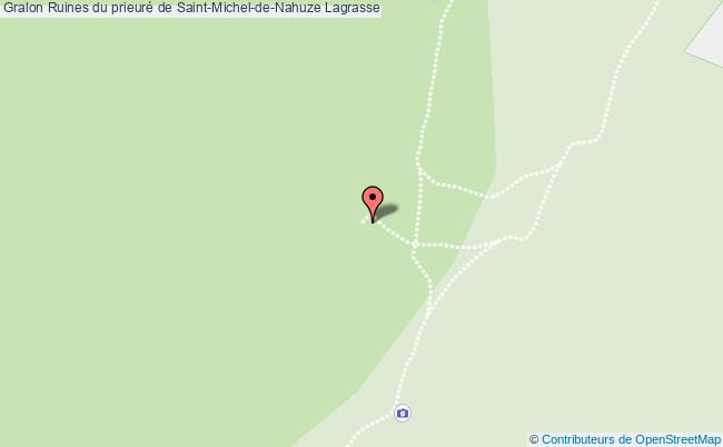 Ruines du prieuré de Saint-Michel-de-Nahuze
