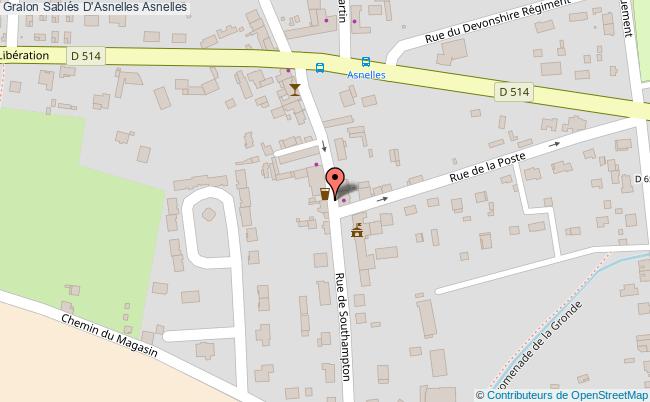 plan Sablés D'asnelles Asnelles Asnelles