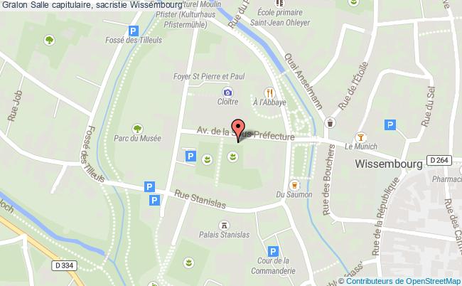 plan Salle Capitulaire, Sacristie Wissembourg Wissembourg