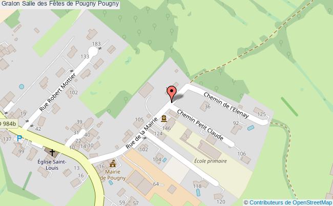 plan Salle Des Fêtes De Pougny Pougny Pougny