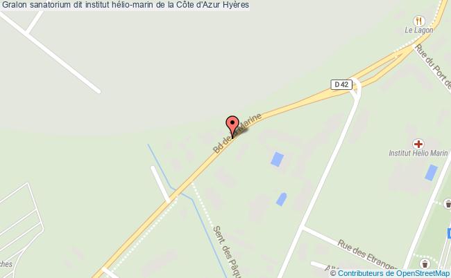 plan Sanatorium Dit Institut Hélio-marin De La Côte D'azur Hyères Hyères