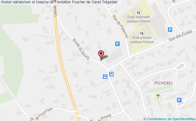 plan Sanatorium Et Hospice Dit Fondation Foucher De Careil Trégastel Trégastel