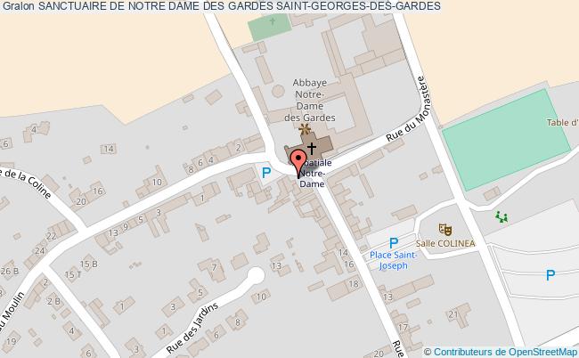 plan Sanctuaire De Notre Dame Des Gardes Saint-georges-des-gardes SAINT-GEORGES-DES-GARDES