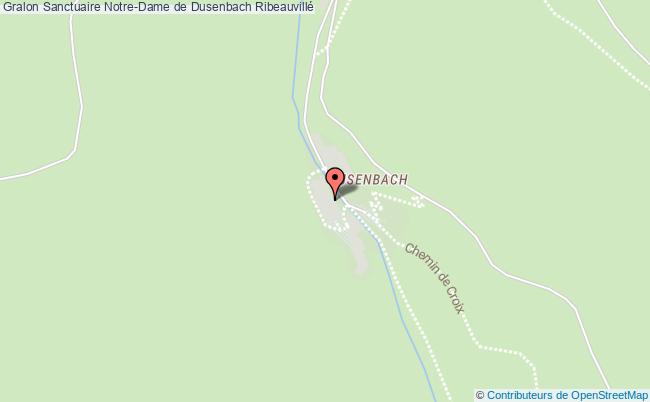 plan Sanctuaire Notre-dame De Dusenbach Ribeauvillé Ribeauvillé