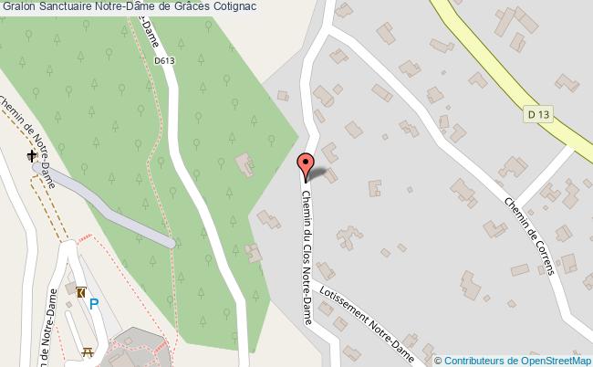 plan Sanctuaire Notre-dame De Grâces Cotignac Cotignac