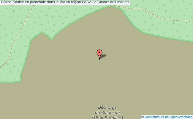 plan Sautez En Parachute Dans Le Var En Région Paca Le Cannet-des-maures Le Cannet-des-maures