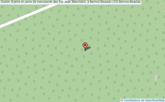 Scierie et usine de menuiserie des Ets Jean Blanchard, à Bernos Beaulac (33)