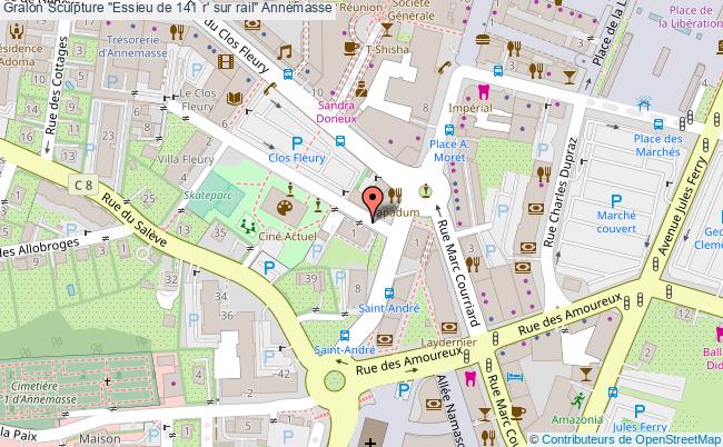 Sculpture "Essieu de 141 r' sur rail"