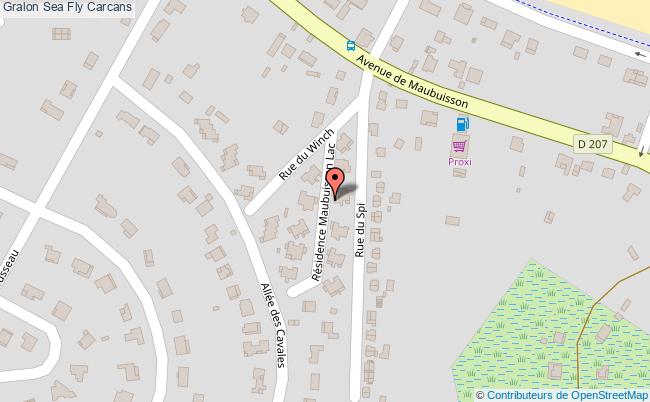 plan Sea Fly Carcans Carcans