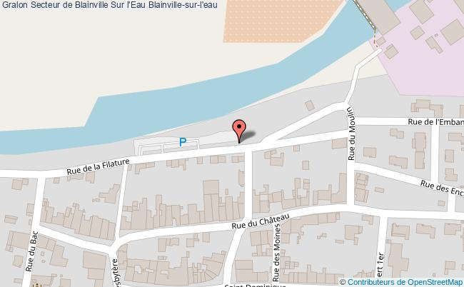 plan Secteur De Blainville Sur L'eau Blainville-sur-l'eau Blainville-sur-l'eau