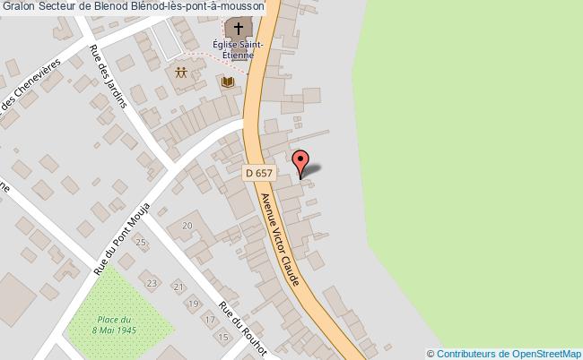 plan Secteur De Blenod Blénod-lès-pont-à-mousson Blénod-lès-pont-à-mousson