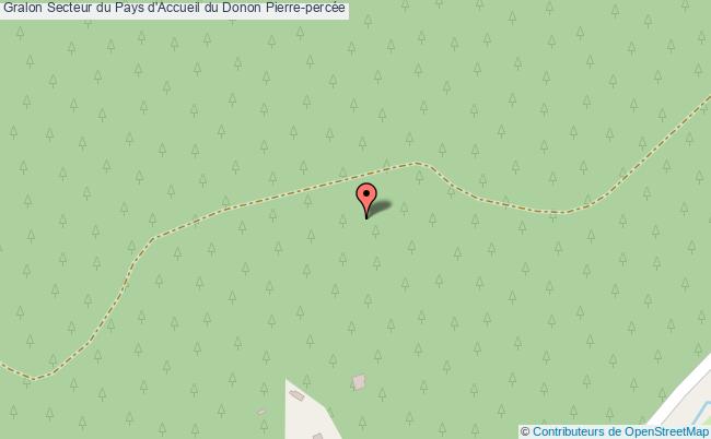 plan Secteur Du Pays D'accueil Du Donon Pierre-percée Pierre-percée