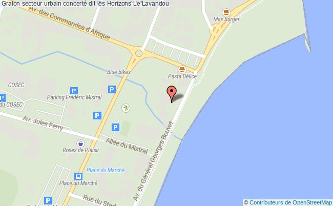 plan Secteur Urbain Concerté Dit Les Horizons Le Lavandou Le Lavandou