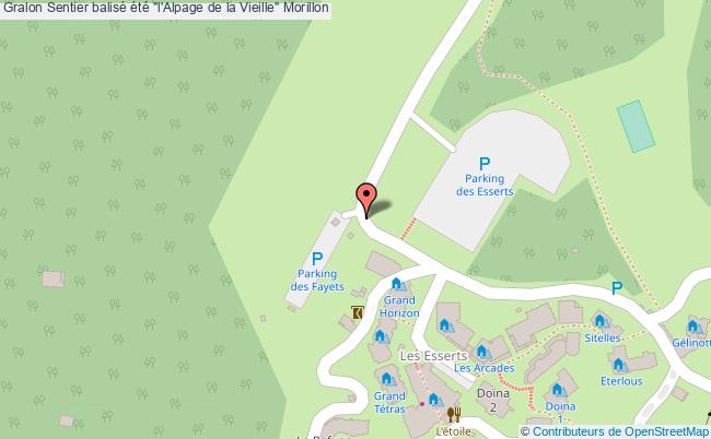 Sentier balisé été "l'Alpage de la Vieille"