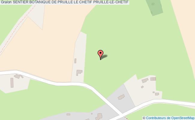 plan Sentier Botanique De Pruille Le Chetif Pruille-le-chetif PRUILLE-LE-CHETIF