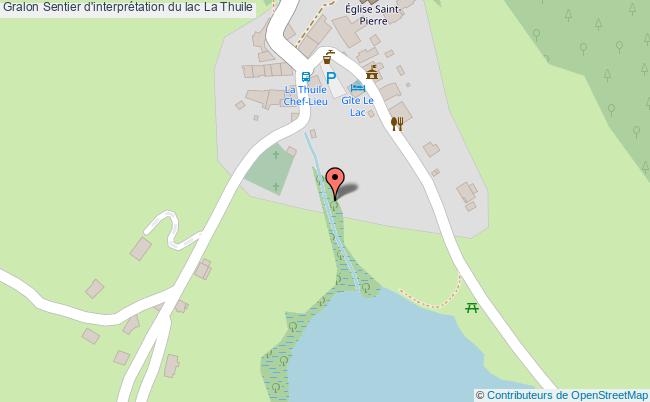 plan Sentier D'interprétation Du Lac La Thuile La Thuile