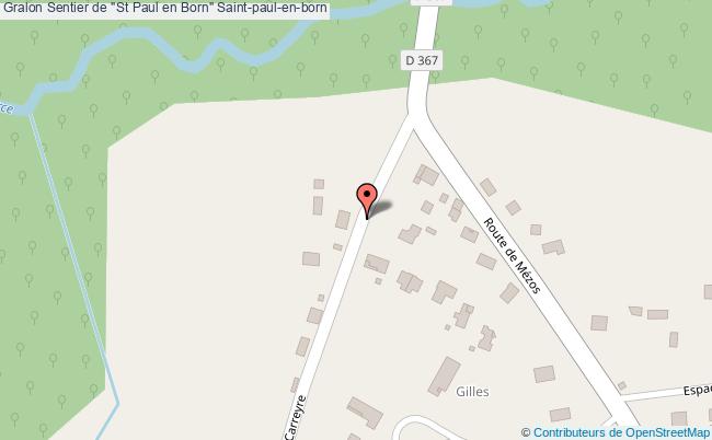 Sentier de "St Paul en Born"