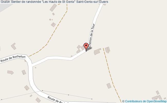 Sentier de randonnée "Les Hauts de St Genix"